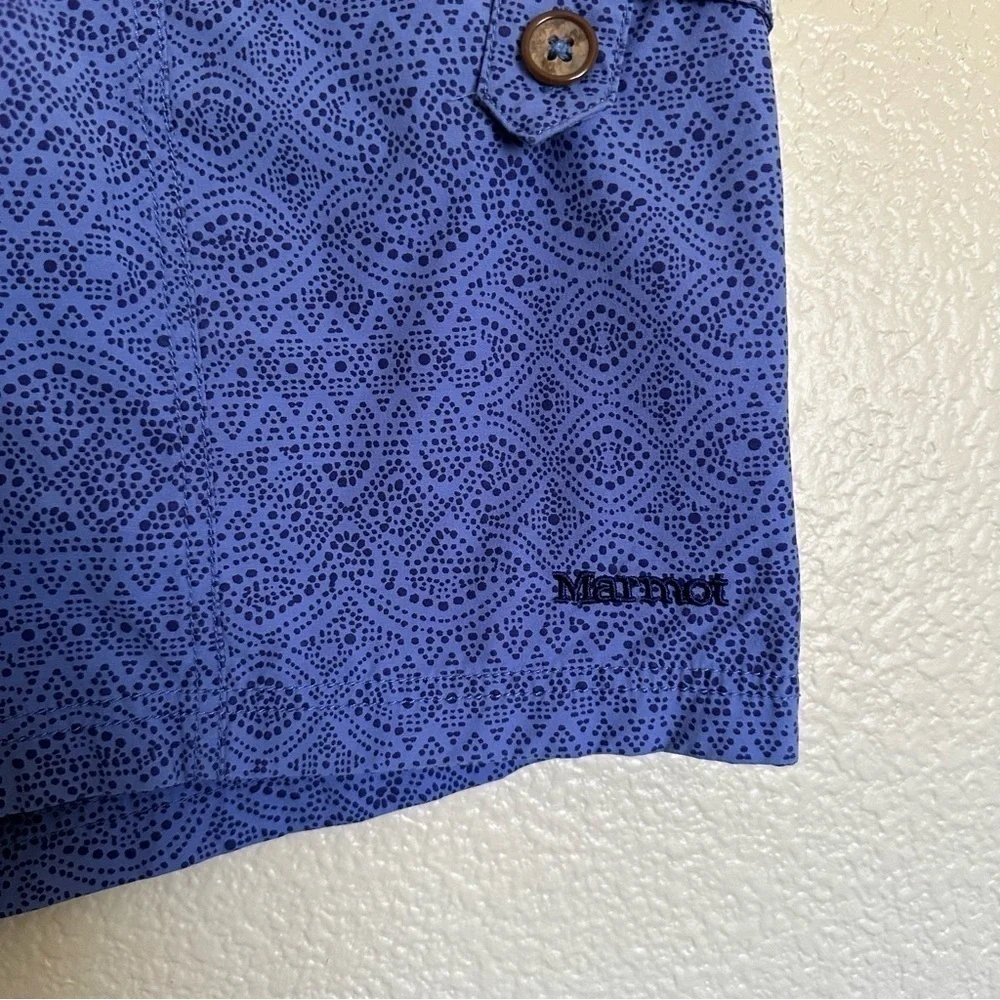 MARMOT Purple Floral Shorts Size 10